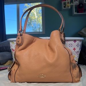 NWOT Coach Edie 31 Patchwork Shoulder Bag #24966